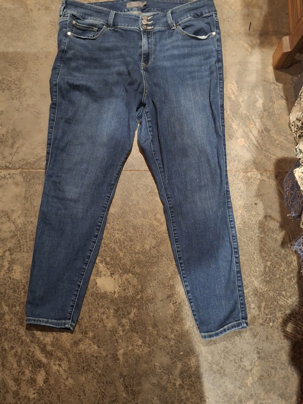 Torrid Dark Blue High-Rise Jeans